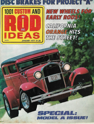 1001 CUSTOM AND ROD IDEAS 1977 JAN - CALIFORNIA ORANGE, PROJ 